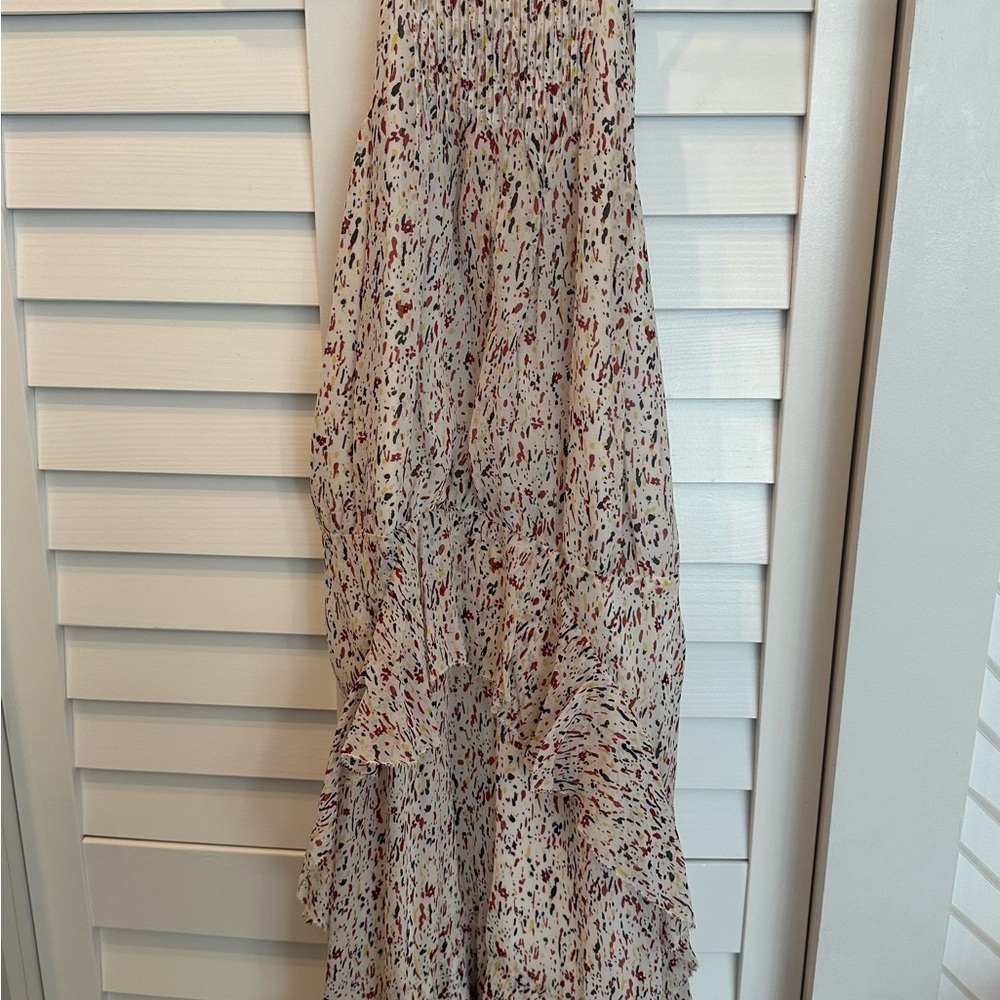 Multicolor Sleeveless Maxi Dress